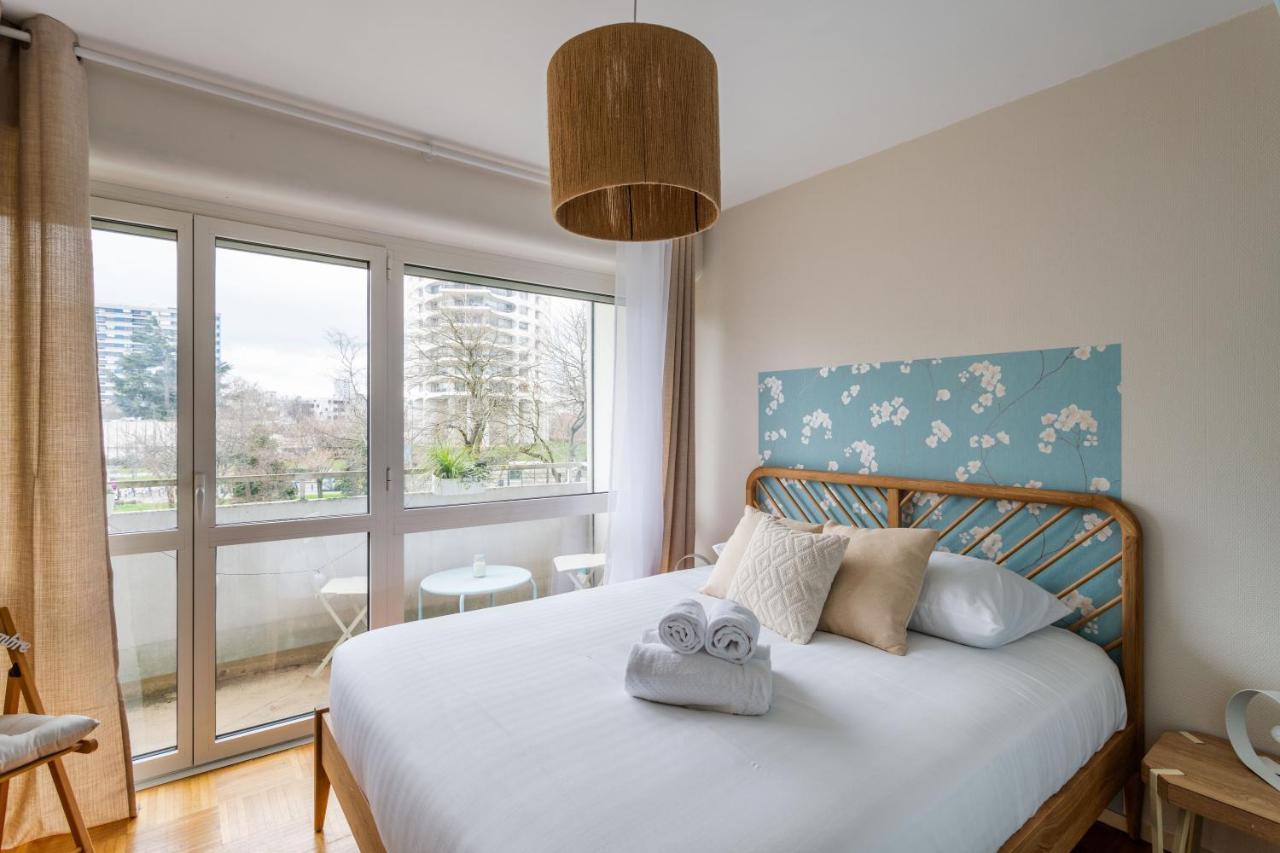 Rosa, Confortable 2 Chambres Avec Parking Dans Le Centre Rennes Exteriör bild